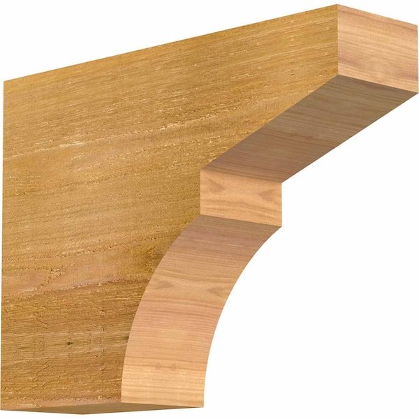 Ekena Millwork Monterey Rough Sawn Rafter Tail, Western Red Cedar, 4"W x 12"H x 16"L RFT04X12X16MON00RWR - main